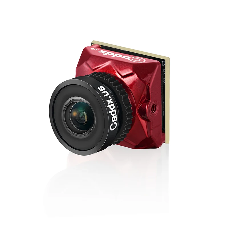 Caddx Ratel 1/1. 8 ''Starlight HDR OSD 1200TVL 16:9 4:3 NTSC/PAL переключаемый объектив 1,66 мм/2,1 мм FPV камера FPV гоночный Дрон часть - Цвет: Red 1.66mm