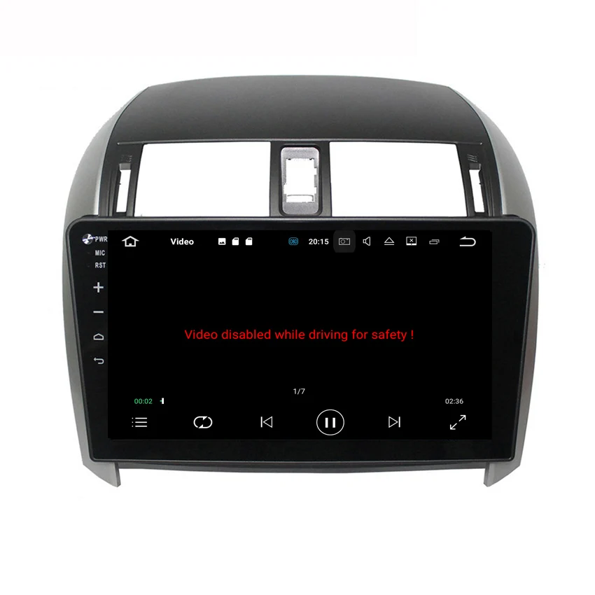 Liislee 2 din Android для автомобиль Toyota Corolla навигации gps большой экран Авто Радио стерео Мультимедиа плеер Bluetooth
