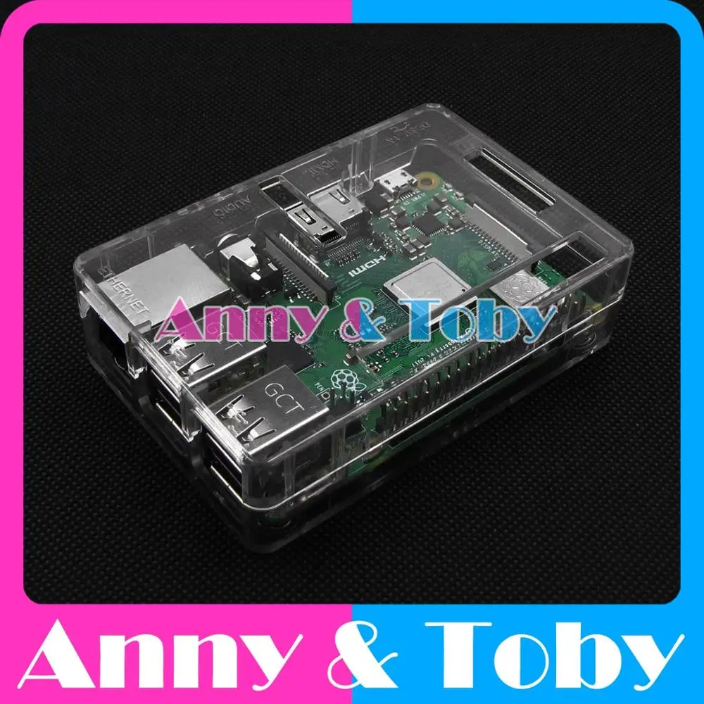 Модель B28: Raspberry PI 3B+ plus Модель B прозрачный чехол корпус ABS пластиковая коробка для Ras pi 2 и Raspberry PI
