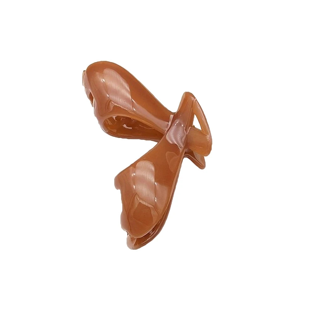 

Women Lady Hair Claw Butterfly 2018 New Acrylic Hair Clips Barrette Crab Clamp Hair Pins Light Coffee Orange Ornaments Hair Acc