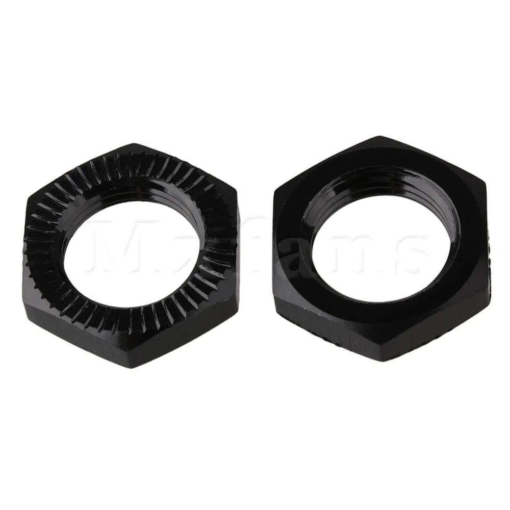 Mxfans 4 x Алюминий 17 мм колеса Шестигранная гайка черный N10169 для RC 1:8 Запчасти