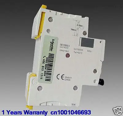 DHL/EUB 5 шт. НОВЫЙ Оригинальный для Schneider Выключатель IC65N 2 P D16A 15 18|dhl iso|original swordoriginal