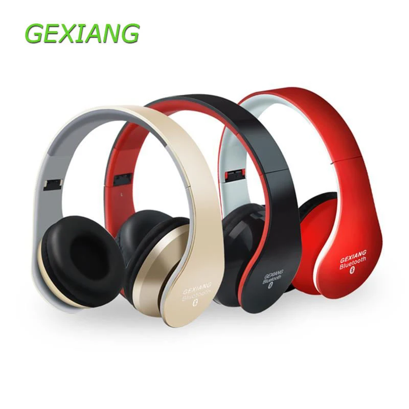 GEXIANG 8818 Bluetooth наушники BT 4 1 Беспроводной гарнитура складная с бас смартфон Игровые