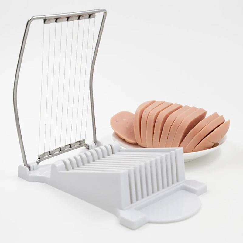 Нержавеющая сталь Banana Slicer фруктовый яйцо Хэм форма срез металла резак лук с