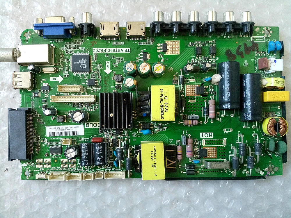 Оригинальная материнская плата Haier LE40A7100 LE43AL88G30 H42E12 TP. VST69D. PB702