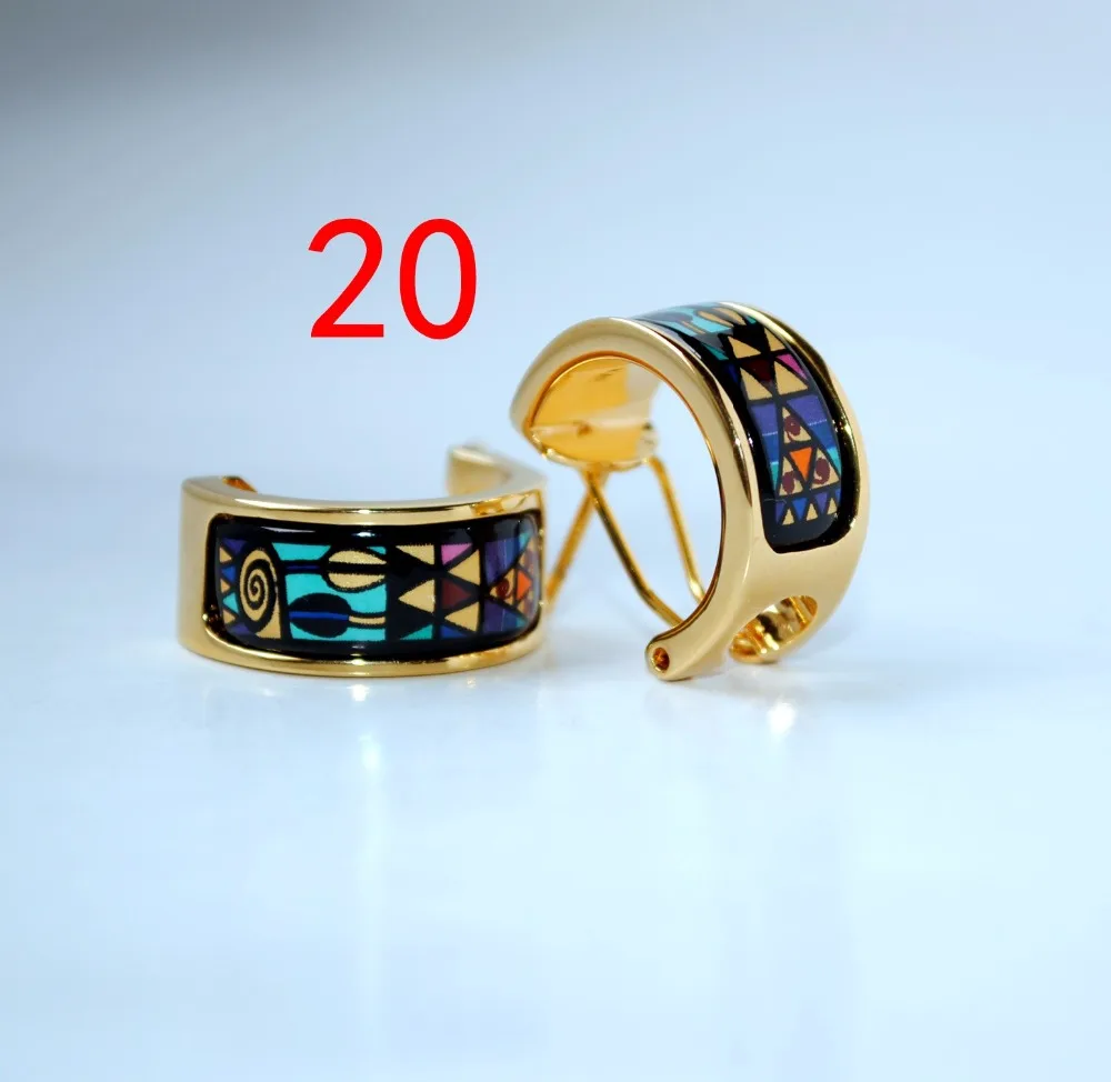 Эмалированная Пряжка для ушей в европейском стиле 20 | Украшения и аксессуары