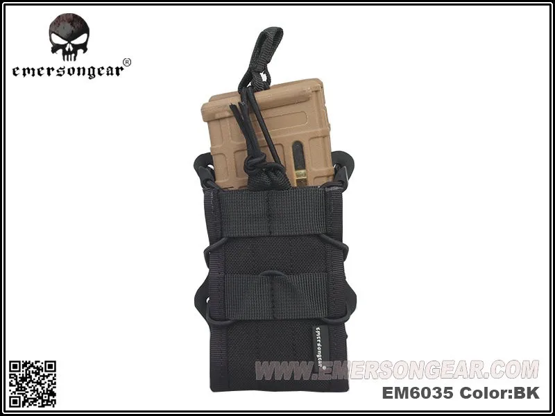 EMERSON двойная Модульная винтовка, подсумок Военная армейская утилита MOLLE EM6035 ЧЕРНЫЙ MC ATFG AOR1 AOR2 KH FG MR охотничьи сумки