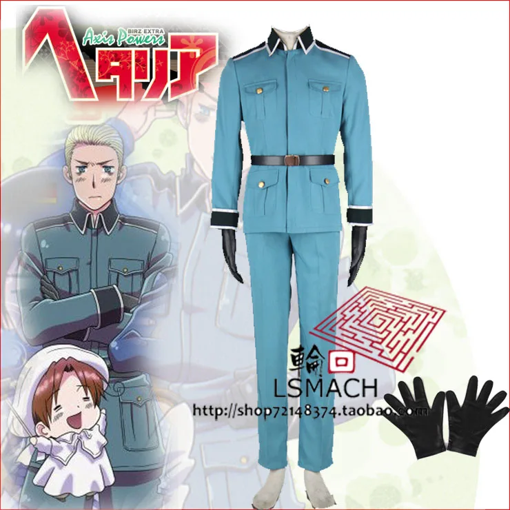 Костюм униформы для косплея из Германии Axis Powers Hetalia 11 | Тематическая одежда и