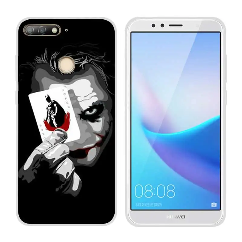 Case For Huawei Honor 7A Pro 5.7 Inch Transparent Printing Drawing Silicone Phone Cover Aum-L29 |