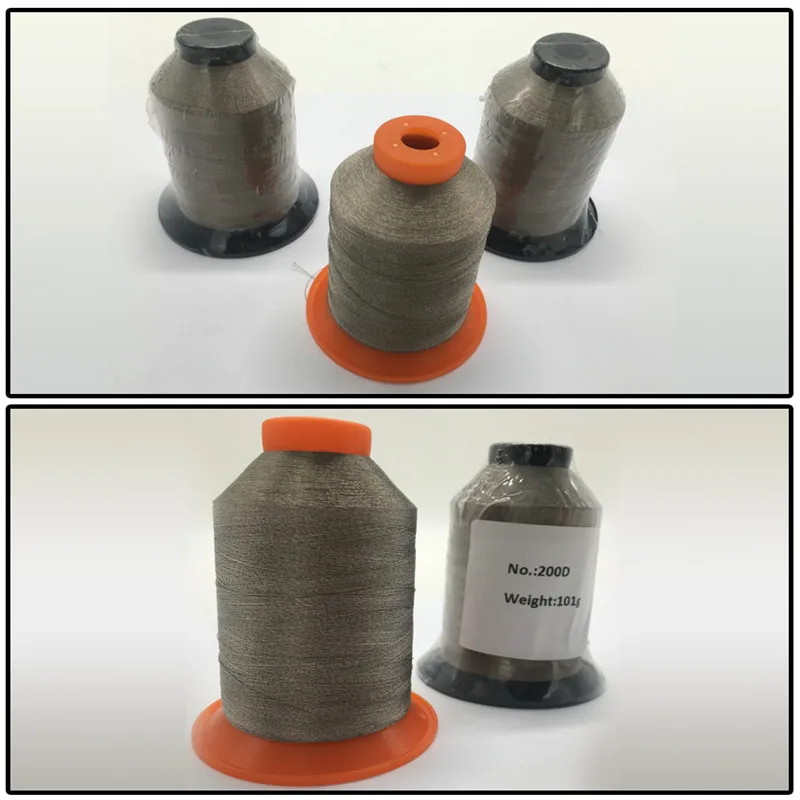 Антирадиационная проводящая швейная нить из 100% серебряного волокна | Дом и сад