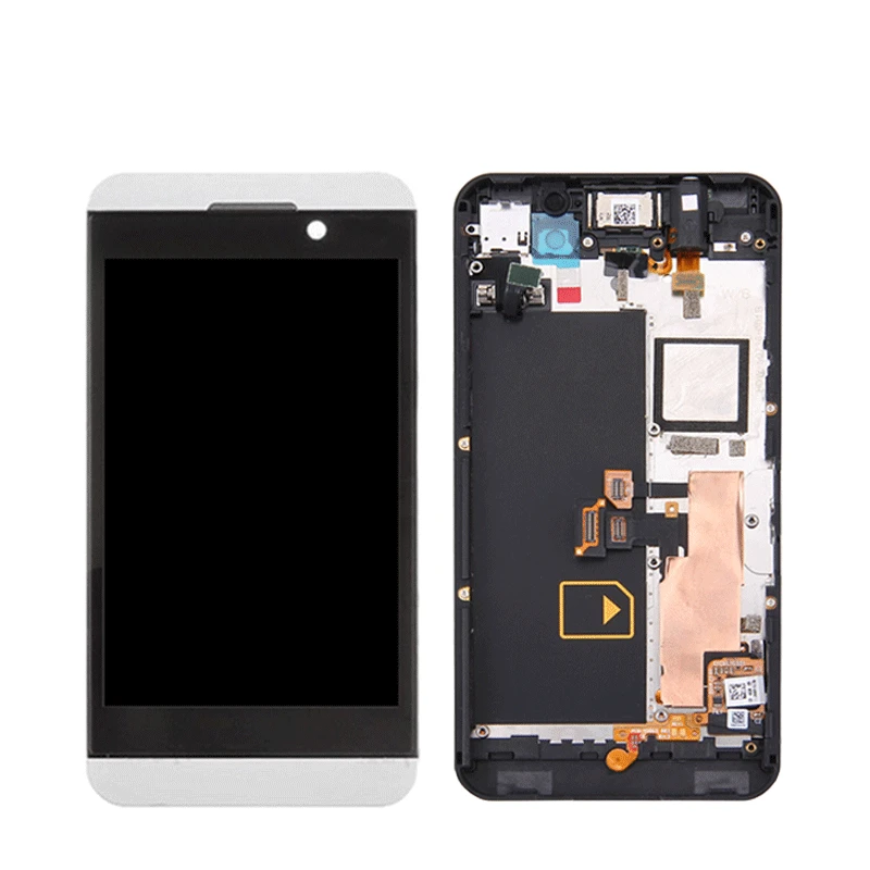 ЖК-дисплей для BlackBerry Z10 3g 4G версия кодирующий преобразователь сенсорного экрана в сборе черный белый с рамкой 4," Протестировано