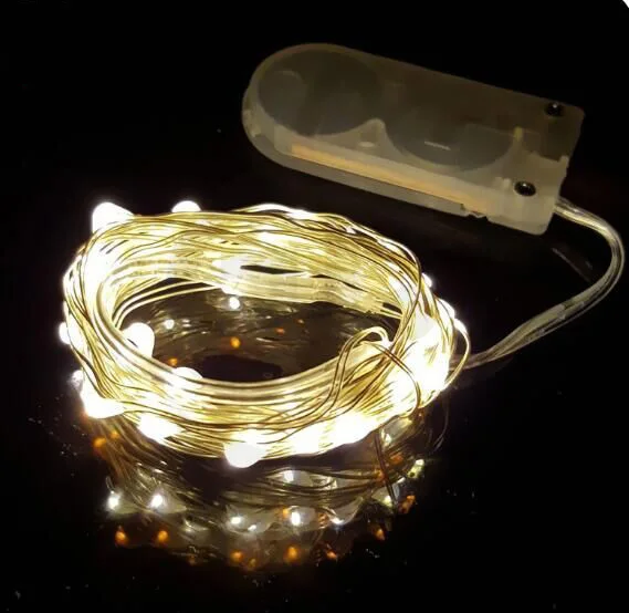 

10pcs/lot Wedding Decoration Colorful Led Mini Copper Wire String Lights