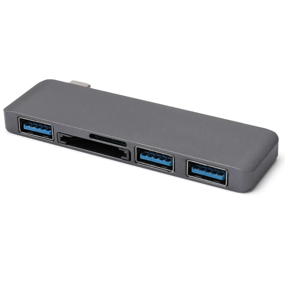 USB C концентратор type-c для нескольких портов USB 3,0 USB3.0 концентратор с SD TF кард-ридером для Macbook Pro 12 13 15 16 iPad Pro