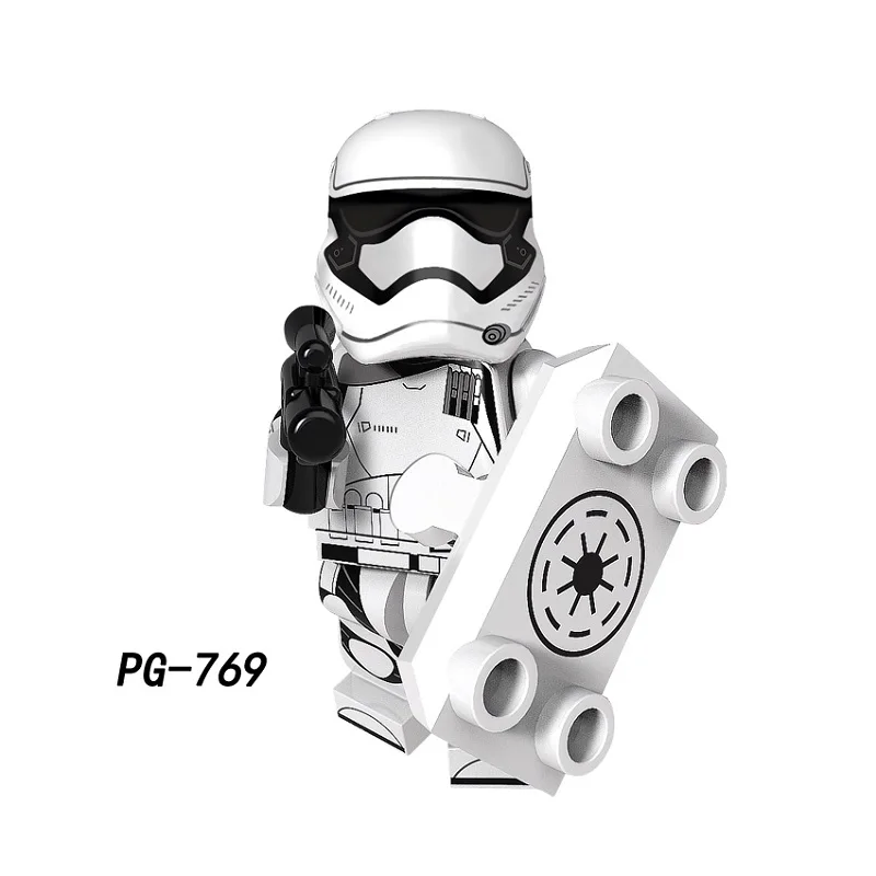 PG769 Одиночная распродажа, фигурки из мультфильма «Звездные войны», штурмовик, общий гривус, красная гвардия, строительные блоки, игрушки для детей, клон, турбо - Цвет: PG769