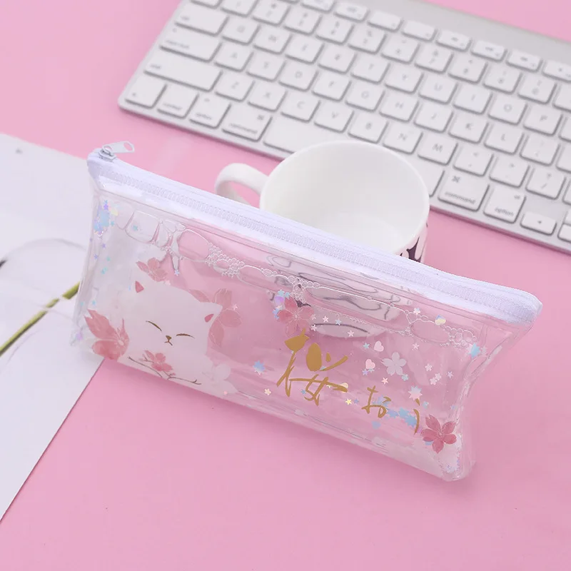 1 шт. кавайный чехол для карандаша Sakura картина маслом подарок Хэлло Китти