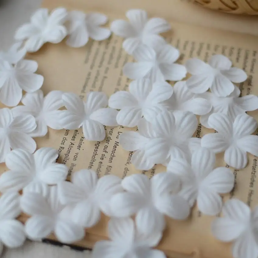 200 шт./лот 2 см/3 см лидер продаж белый/фиолетовый/красный цветок лепестки ручной