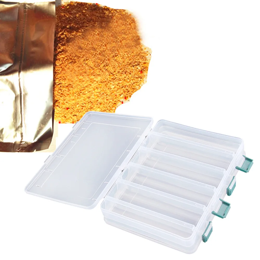 Коробка для рыболовных снастей с 10 отделениями водонепроницаемая двухсторонняя