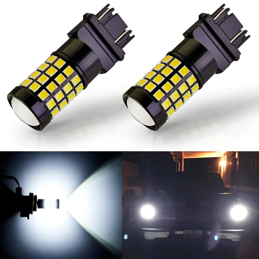 VANSSI 2x 1600Lm 3157 4157 3357 3457 3156 3056 3057 3157NA Светодиодная лампа для резервного копирования