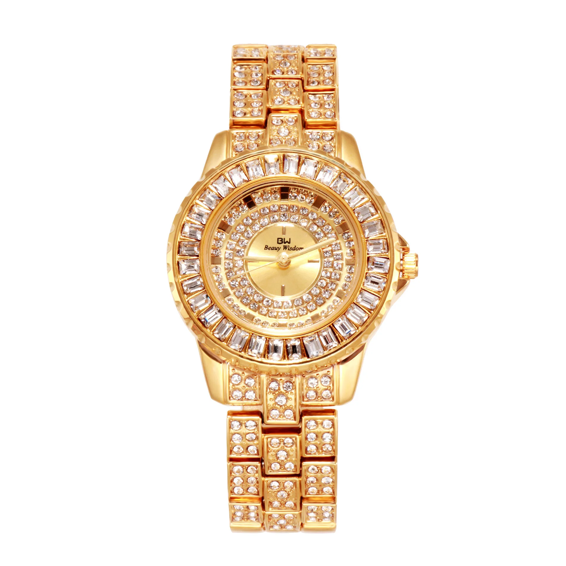 Top Luxury Brand Women Watch Quartz Gold Watches Waterproof Lady Wrist Diamond Bracelet Clock reloj mujer-women | Наручные часы