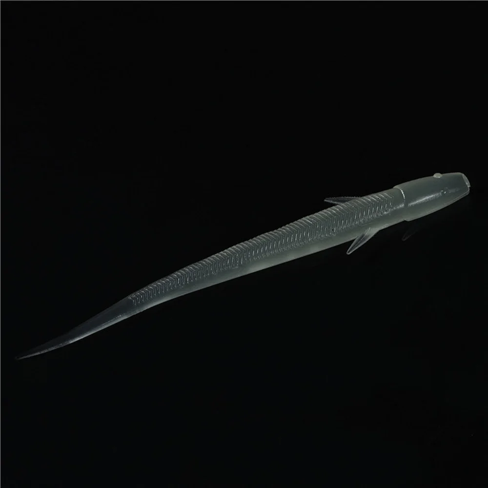 10pcs/lot Fishing Lures Silicone Worm Luminous Loach Soft Bait Bass Pesca | Спорт и развлечения