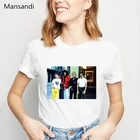 Винтажная Футболка Freddie Mercury, женская одежда 2021, футболка королевской группы, женская рубашка в стиле Харадзюку, топы tumblr, футболка, женская футболка