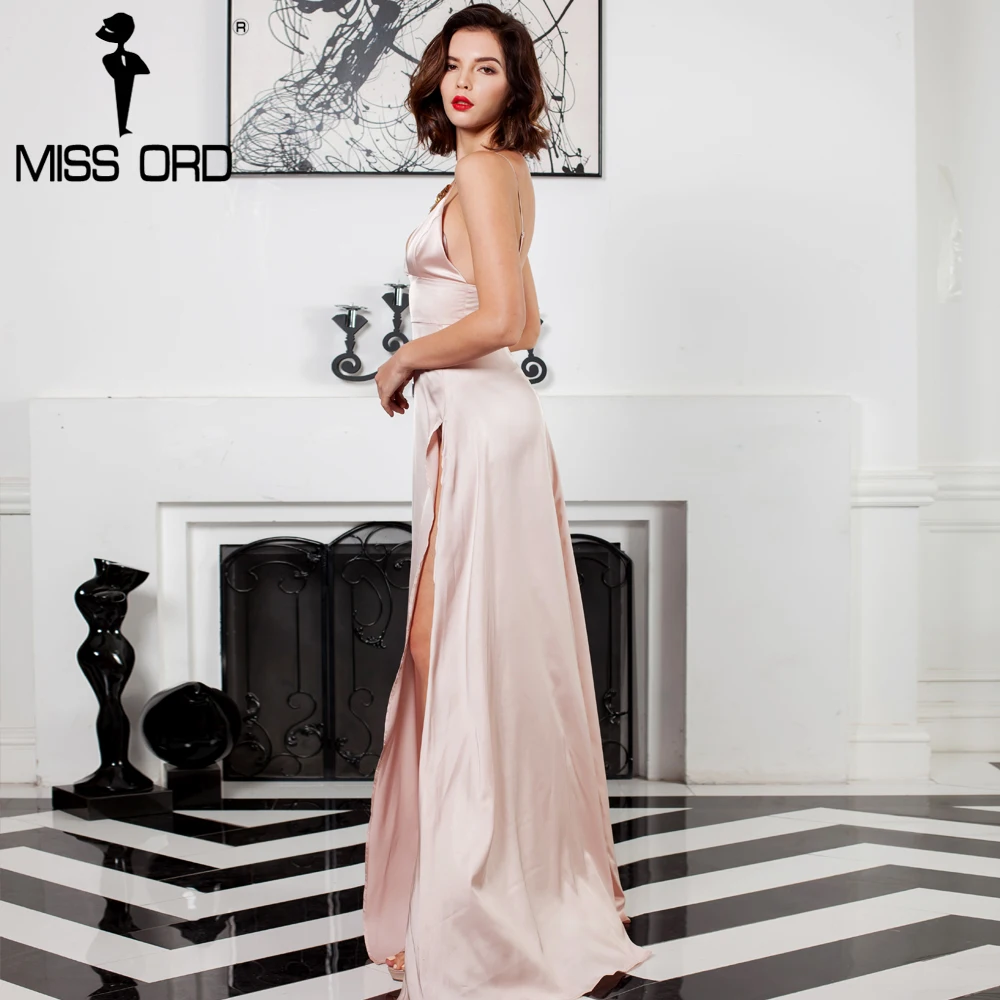 Платье-макси Missord с треугольным вырезом без рукавов открытой спиной FT8182 2020 |