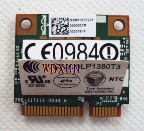 Беспроводная карта Broadcom Bcm943224hms Bcm4322 N 300 м Thinkpad Lenovo E420 E520 60y3251 модуль Wi Fi внутренний