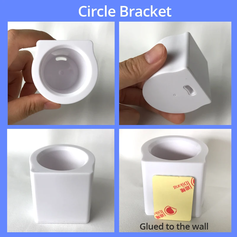 

Yunchi Electric Toothbrush Holder Simple Design Easy Use Good Quality Plastic Material With Sticker