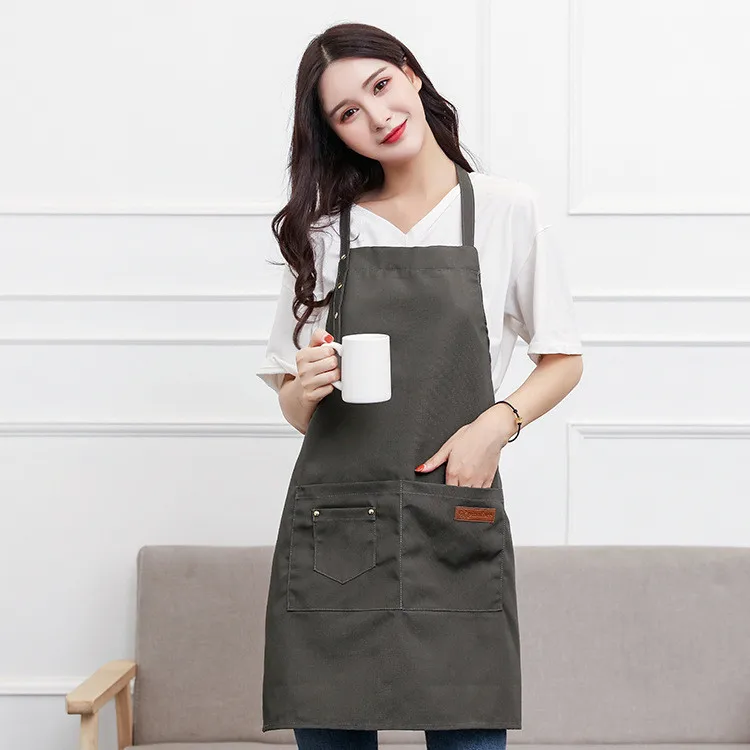 Новинка 2019 высококачественный Обычный фартук + Карманный Американский для