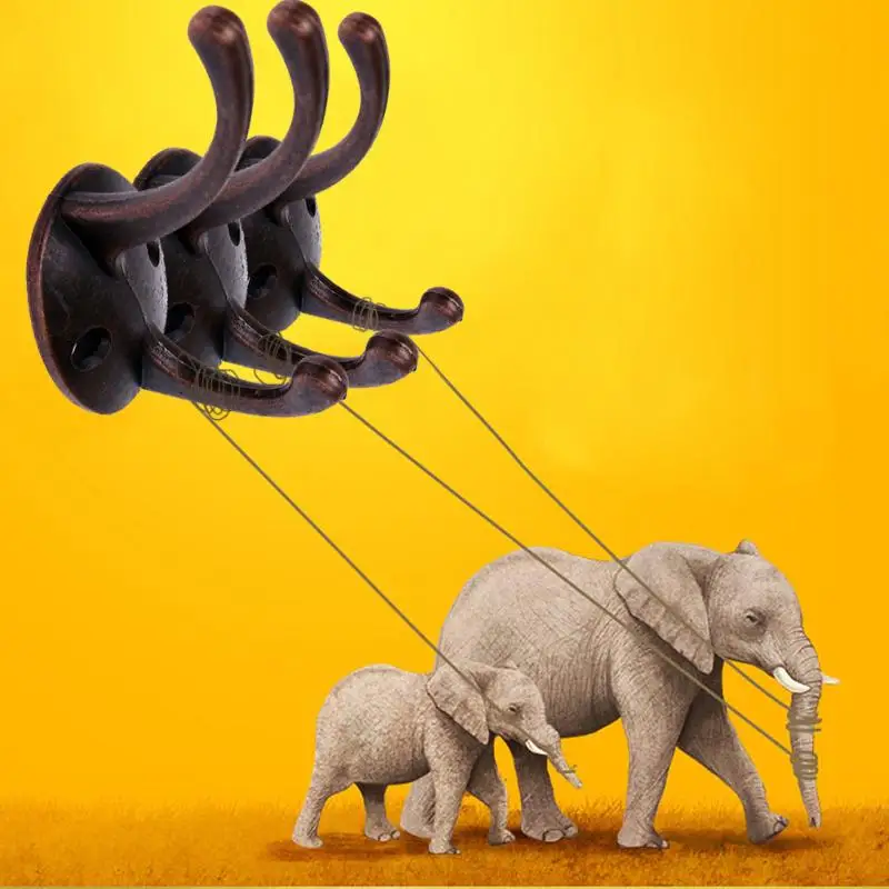 5 шт. античные латунные крючки для настенного пальто вешалка ключей винтажная