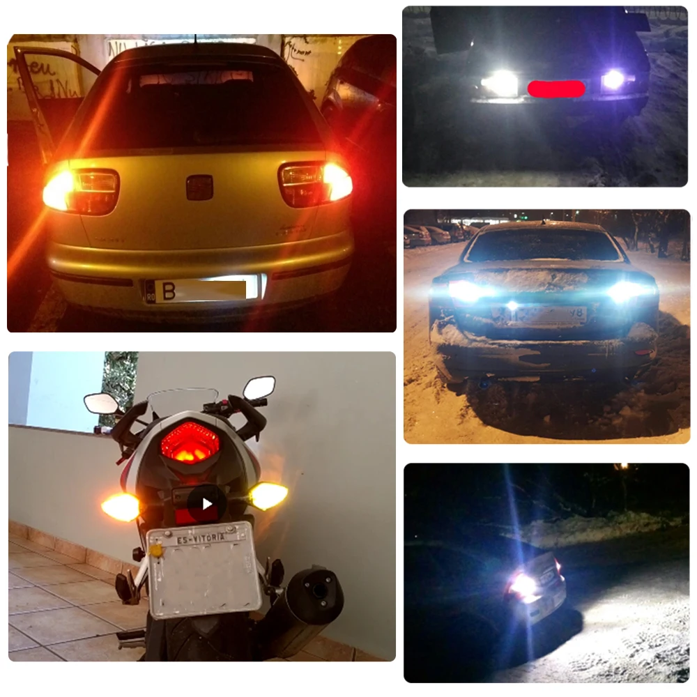 Carsty Led 1156 BA15S P21W стробоскоп 33 5630 5730 Автомобильный задний фонарь тормозной