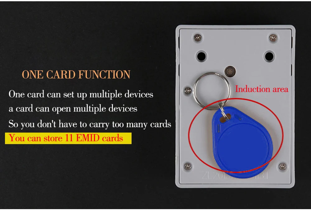 RFID интеллектуальный датчик замок для шкафа невидимый скрытый EMID125K шкафчик шкаф ящик обувного шкафа дверной замок