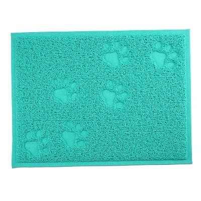 Blue Товары для домашних животных, щенок, собака, кошка, подача воды пищи, коврик, тарелка, подстилка для домашних животных, легкая чистка, коврик для собак, кошек - Цвет: Blue