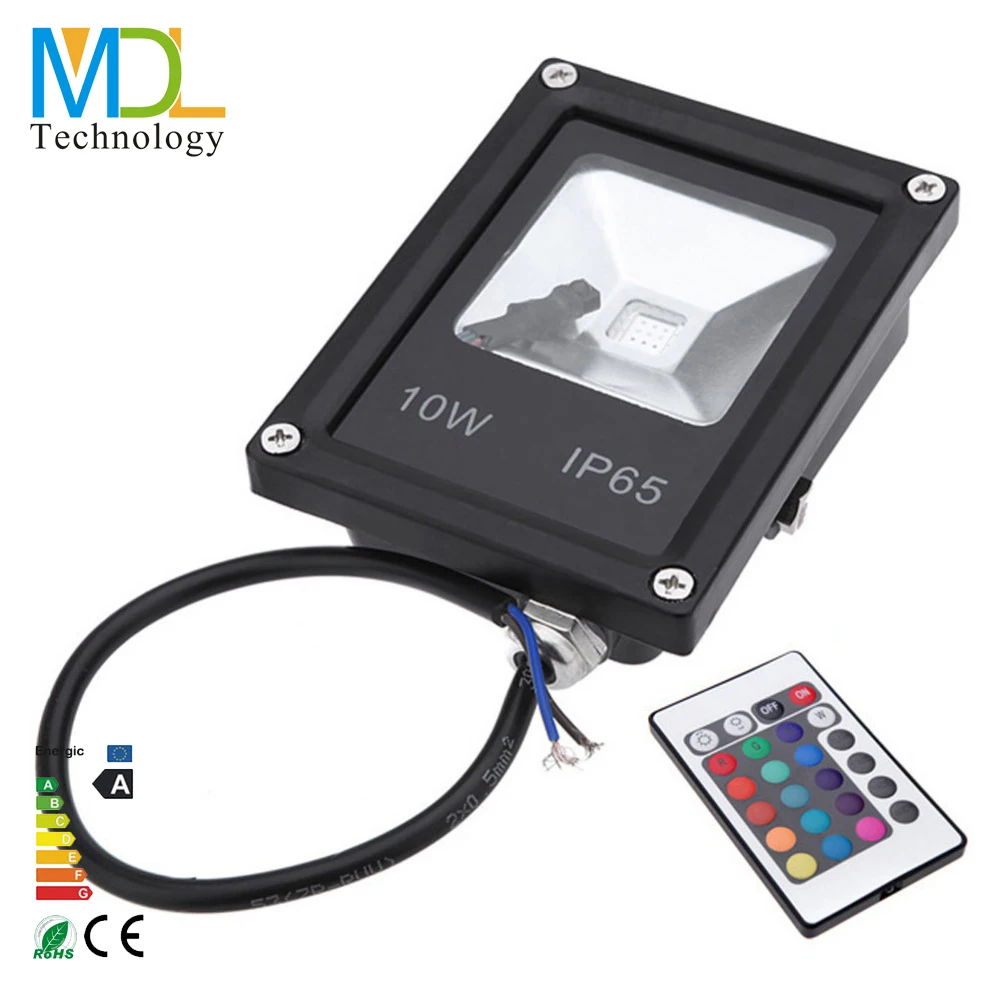 Ultrathin 10W flood light for outdoor 85-265V LED Floodlight IP65 Waterproof garden lamp RGB spotlight reflector project | Освещение