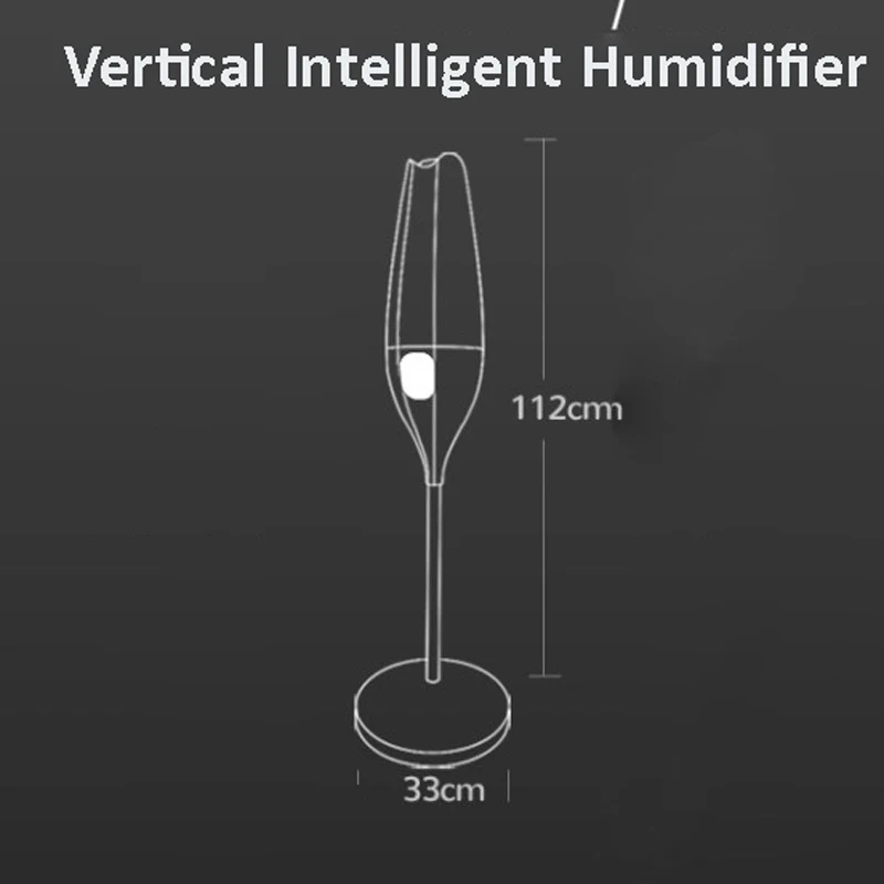 

Intelligent Floor-standing Humidifier Household Mute Bedroom Add Water At the top Constant Humidity Remote Control 5L 220v/50hz