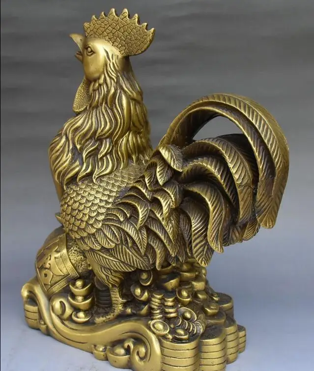 11 &quotКитайский Белоснежный мрамор из бронзовая фигурка для привлечения