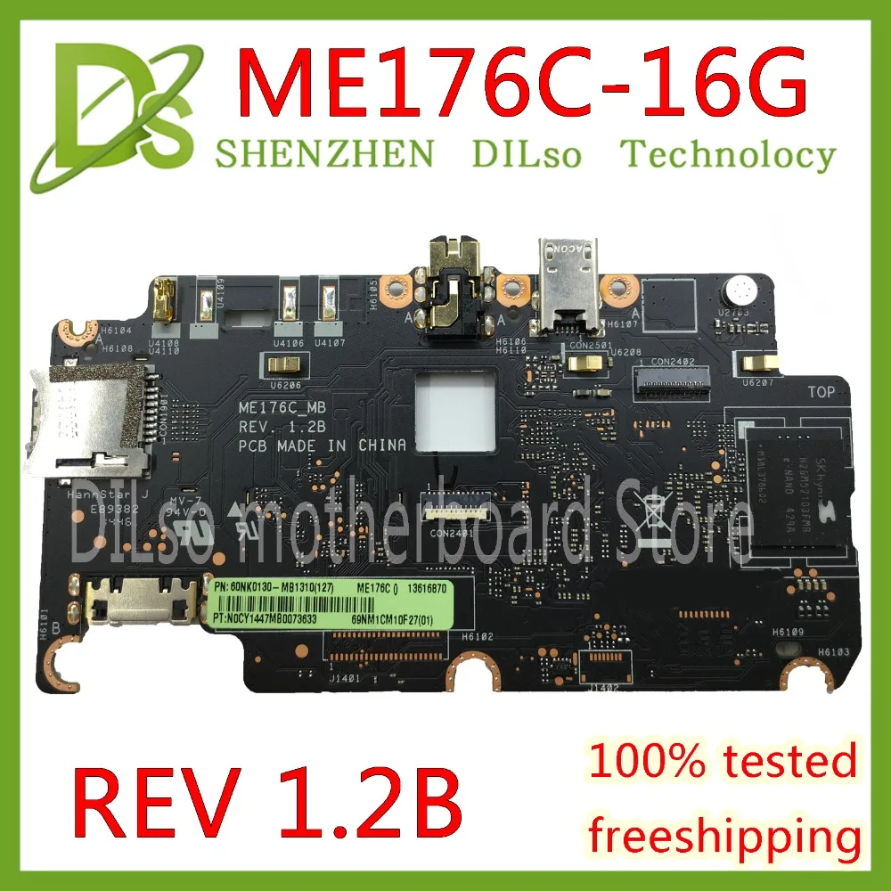 KEFU ME176C для ASUS Memo Pad 7 ME176 ME176CX материнская плата REV 1.2B 16 Гб Память оригинальная 100% проверка работы|Материнские