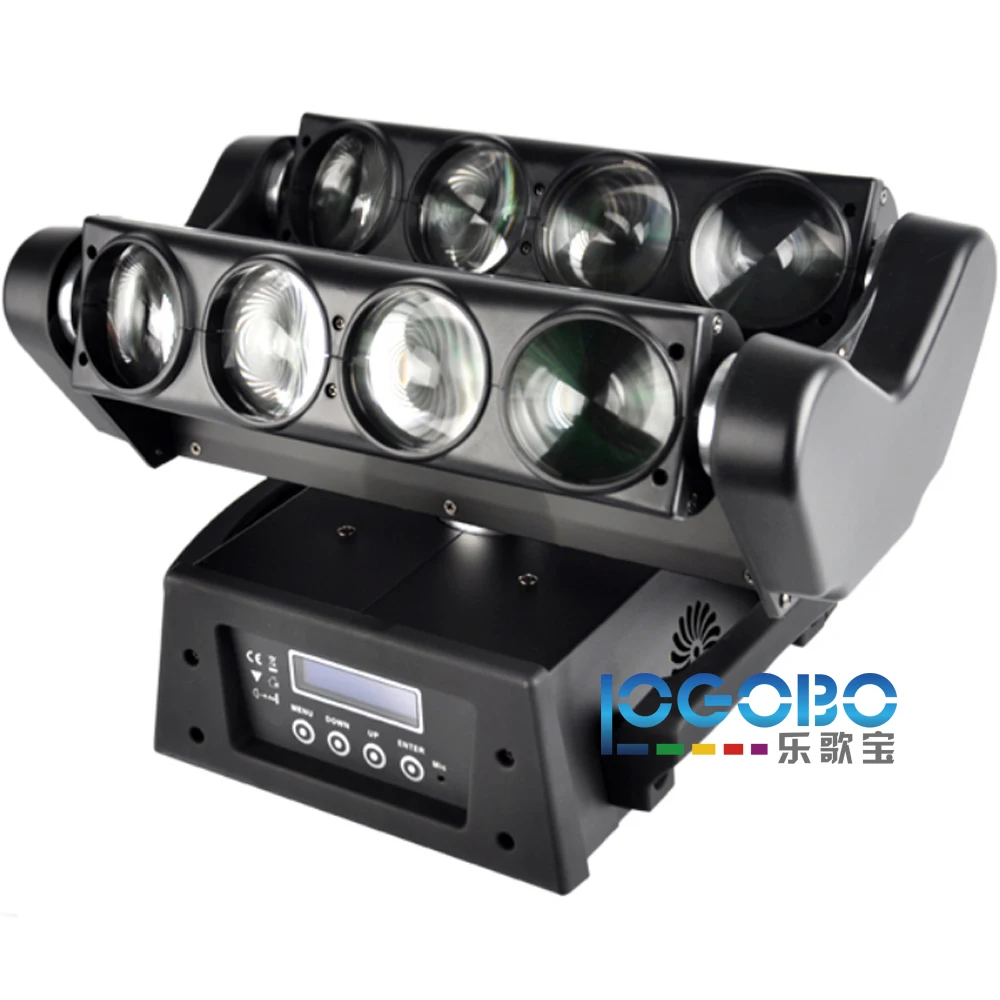 Новый светодиодный луч вращасветильник свет 8x10 Вт белый или 4 в 1 RGBW цвета