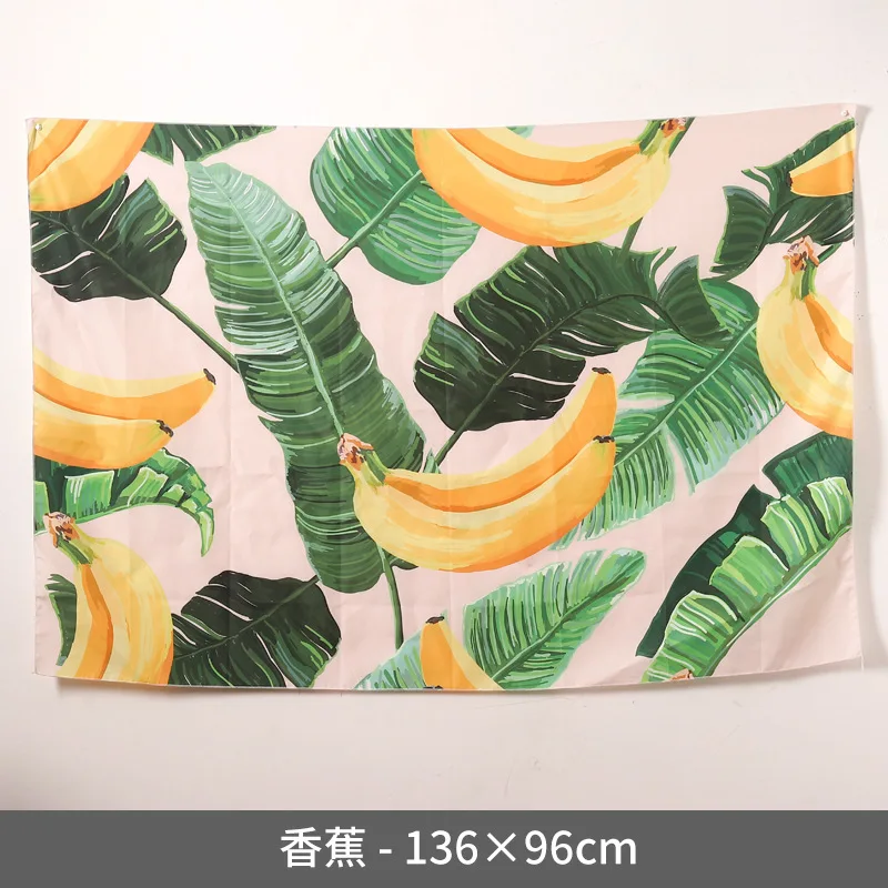 Настенный Гобелен богемный кактус пальмовый лист Одеяло Бохо хиппи пляжное