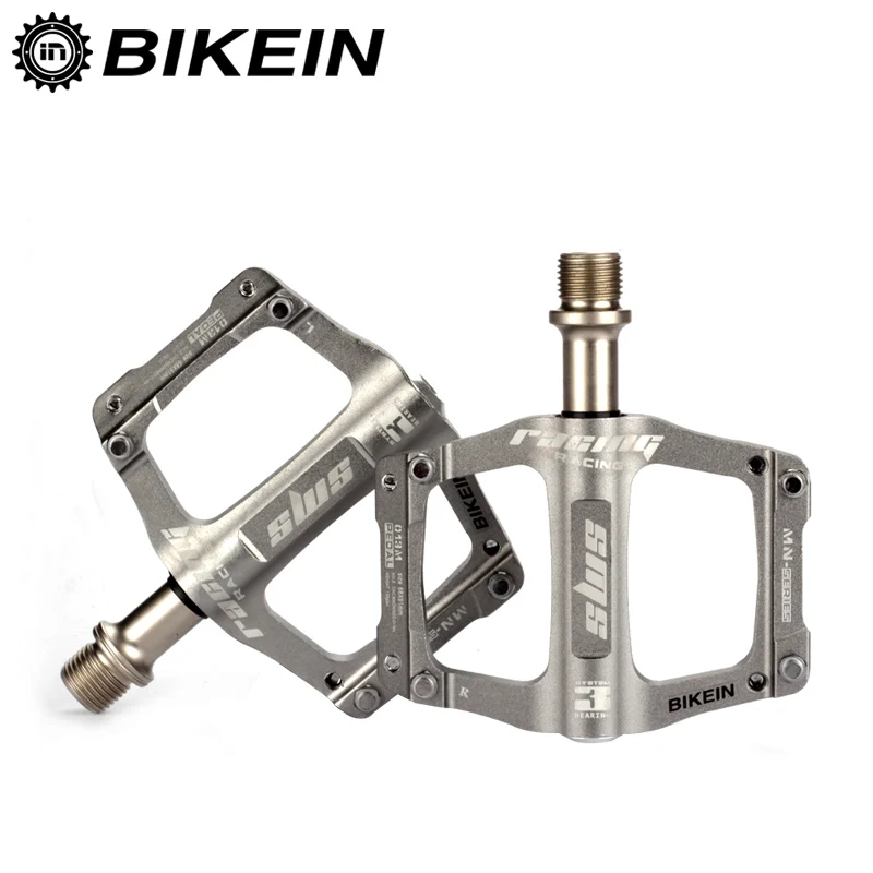 Ультралегкие алюминиевые педали BIKEIN с ЧПУ для горного велосипеда 9/16 дюйма