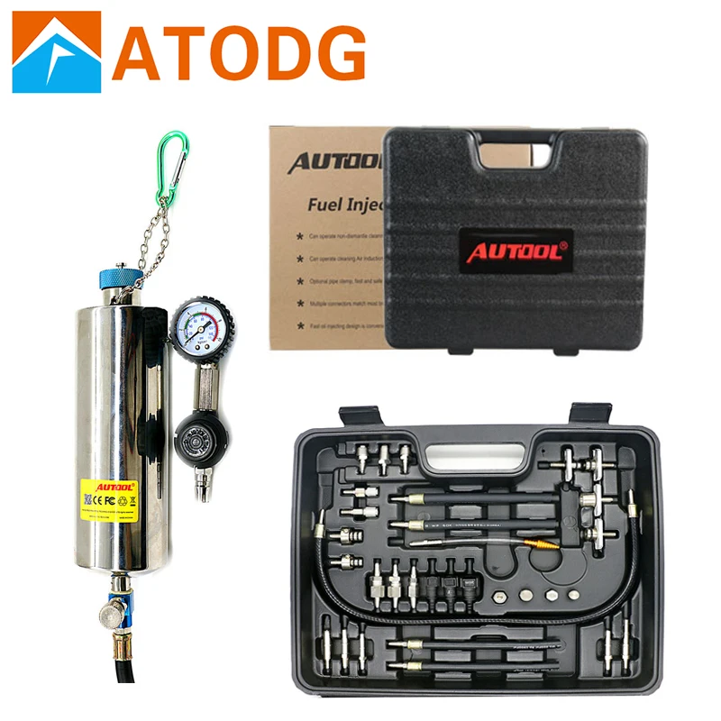 Автомобильный топливный инжектор AUTOOL C100 устройство для очистки и тестирования