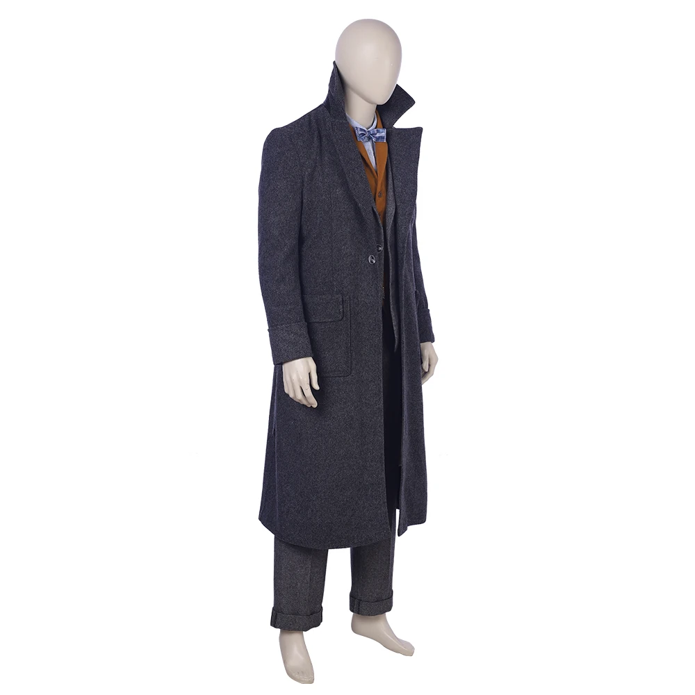 Фантастический Newt Scamander из The Crimes of Grindelwald Косплей Костюм животные зверь Хэллоуин мужской костюм на заказ наряд