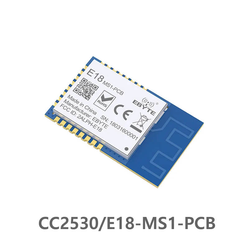 

4pcs CC2530 2.4GHz SPI ZigBee RF Wireless Module 4dBm E18-MS1-PCB PCB Antenna Data 2.4ghz Wireless Transmitter Receiver Module