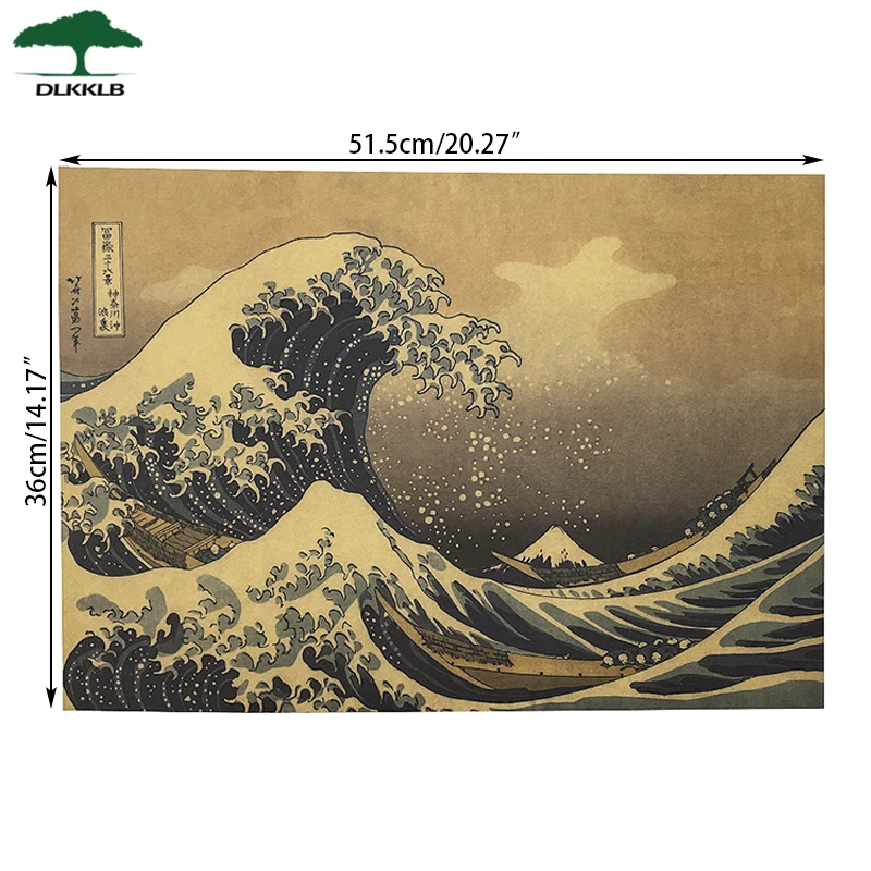 DLKKLB Epic Ukiyo-e Float World Draw ретро крафт-бумага украшение фильм плакаты Винтаж Плакат Украшение дома стикер стены