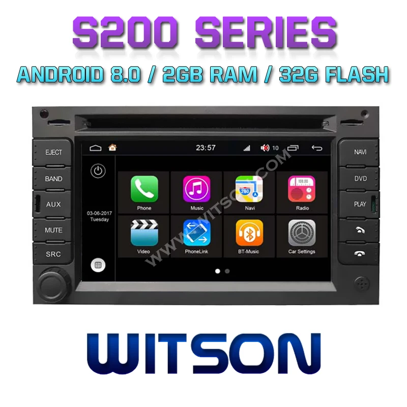 WITSON S200 Android 8 0 Восьмиядерный 32 ГБ флэш накопитель автомобильный DVD для PEUGEOT 307 207 3008