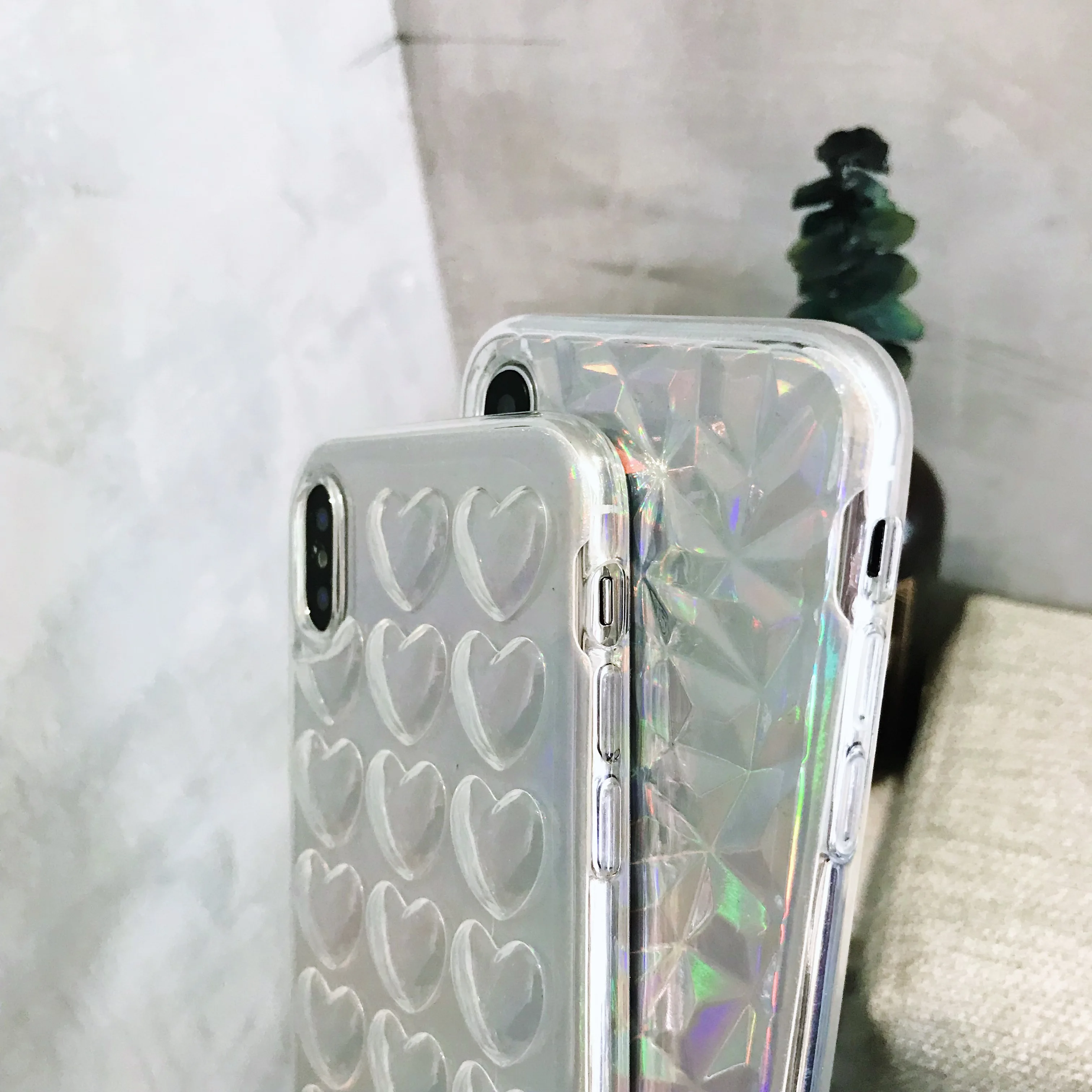 Роскошные 3D Diamond шику Лазерная Радуга чехол для Samsung Galaxy S8 S9 плюс Примечание 8