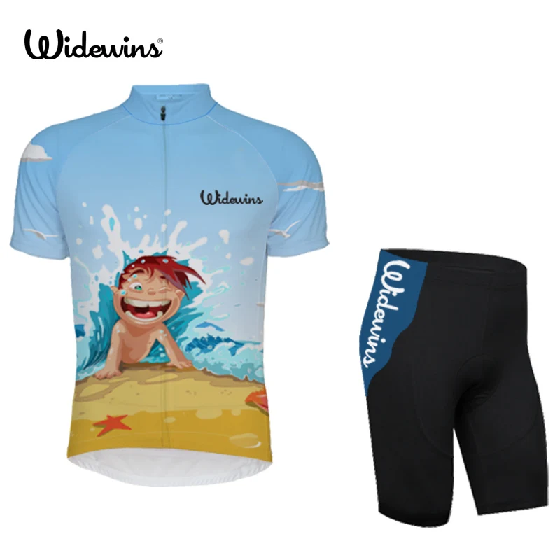 

widewins Sport surfing Bike Team Racing Cycling Jersey Tops Summer Bicycle Cycling Clothing Ropa Ciclismo Breathable 5271