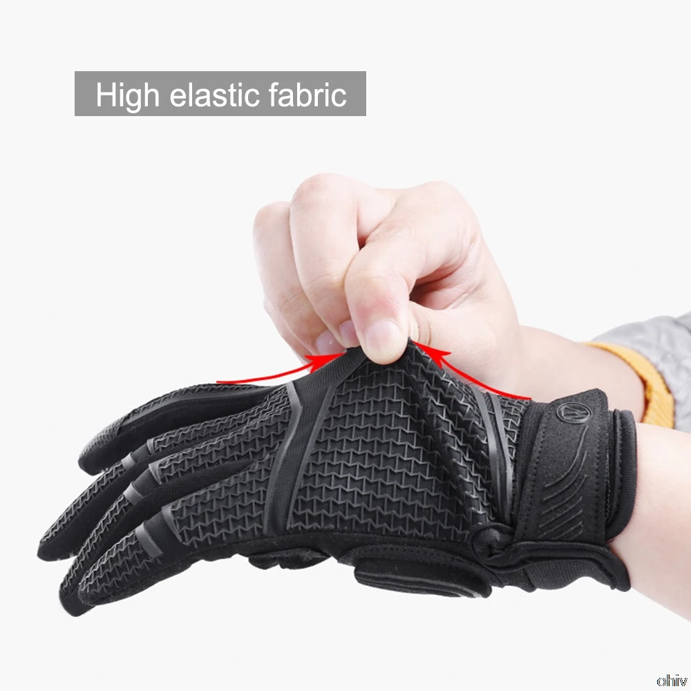 WOSAWE moto rcycle перчатки полный палец силиконовые Нескользящие перчатки moto rbike moto cross Guantes de moto luvas de moto cicleta Gant moto