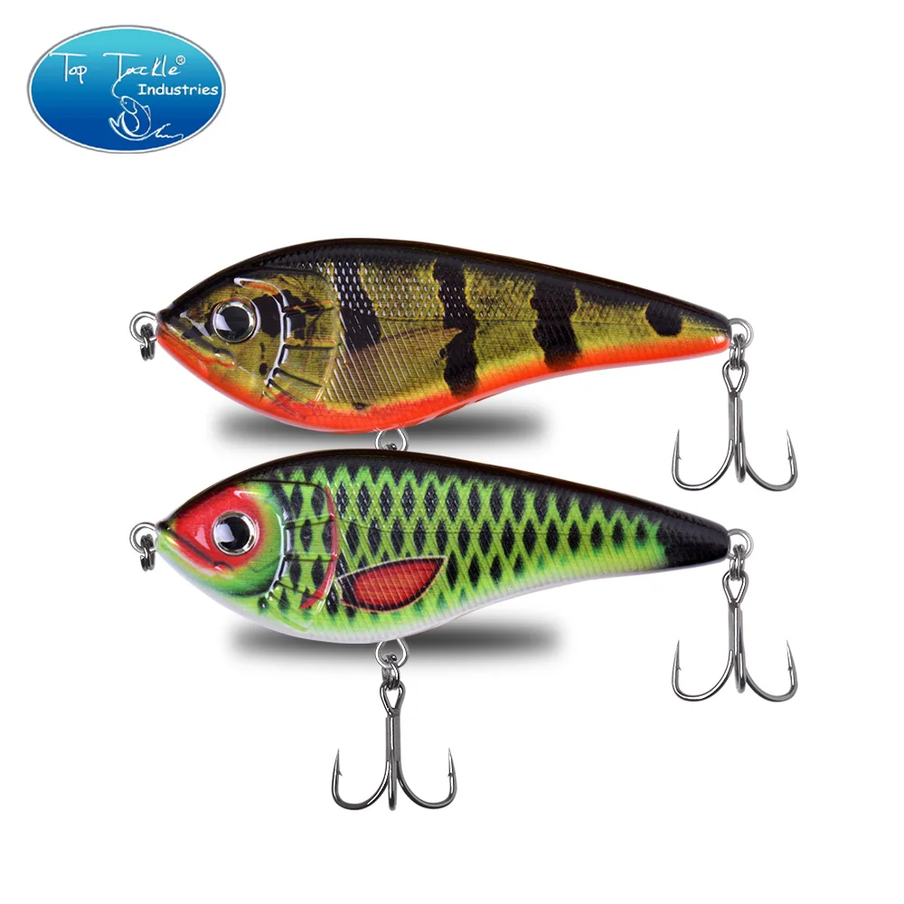 

jerkbait fishing lure for pike 120mm 62g slow sinking Jerkbait Fishing Lure Tinned Strenthen Hooks For Big Bass Musky Pike