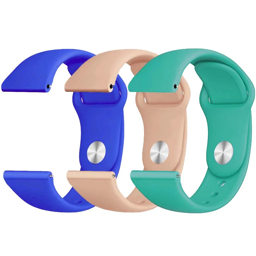 Ремешок для часов amazfit bip ремешки для часов 22 мм 20 мм Galaxy Watch 46 мм 42 мм samsung gear sport s2 s3 Frontier классический ремешок для часов